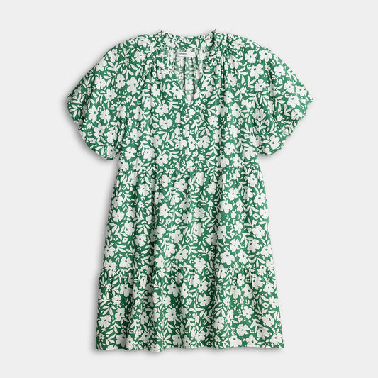 Women's Sonoma Goods For Life Silk-Like Tiered Dress