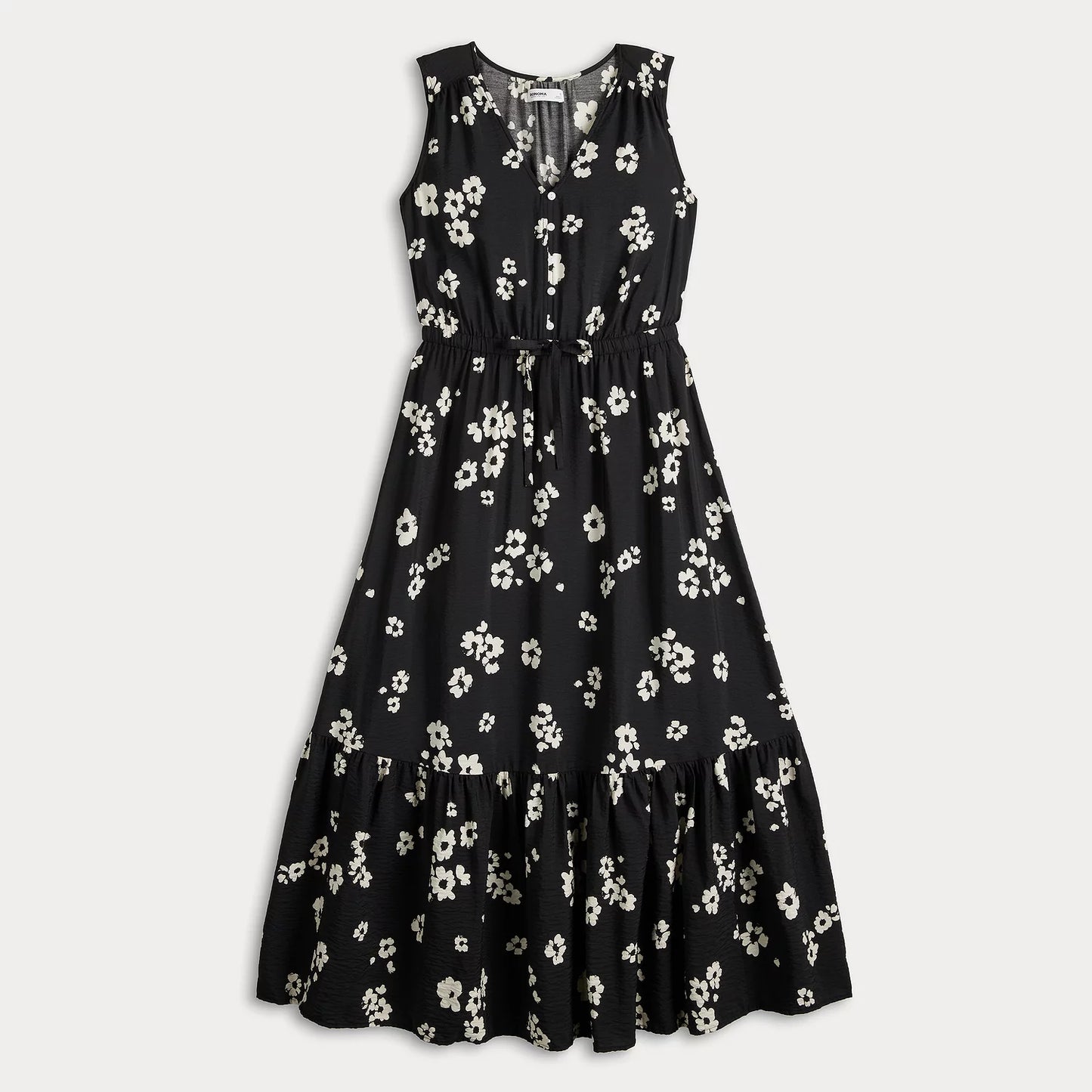Women's Sonoma Goods For Life® Femme Button Bodice Maxi Dress – Casual Summer Style